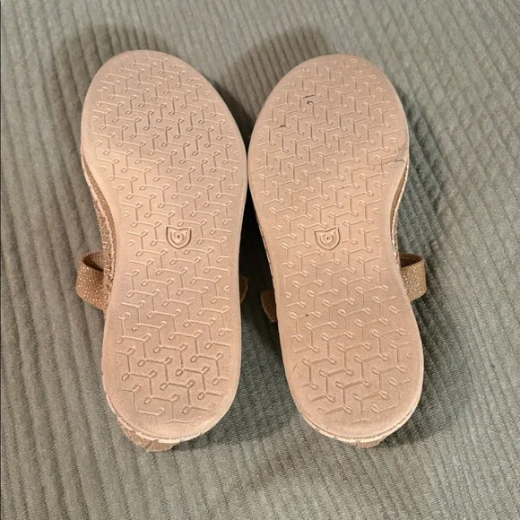 Rothys Espadrille Mary Jane Flats (metallic gold) - Picture 4 of 5